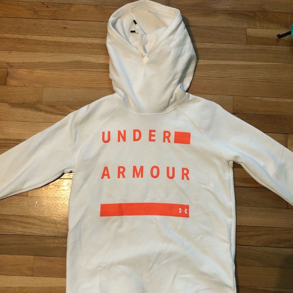 Under Armour Hoodie with orange writing